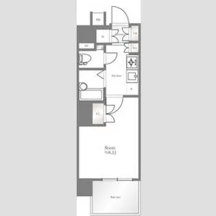 ハーモニーレジデンス文京白山【9階】の間取り