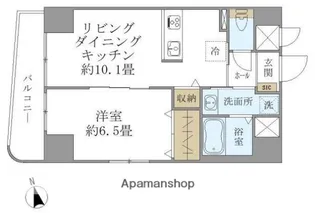 ISM御茶ノ水【4階】の間取り