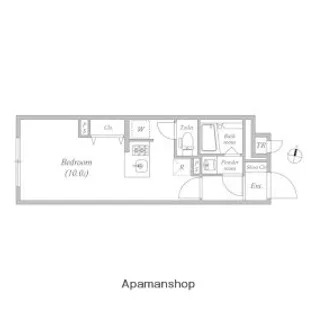 ルネサンスコート池袋【2階】の間取り
