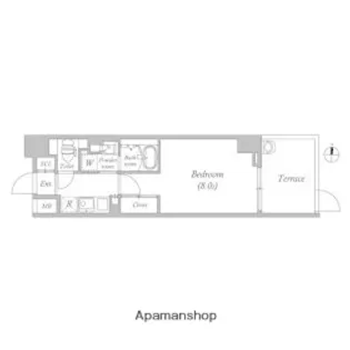 ルネサンスコート押上【1階】の間取り