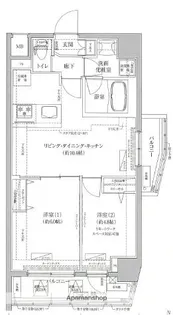 ティモーネプレミアムノルド亀戸【2階】の間取り