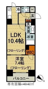 KDX岩本町レジデンス【7階】の間取り