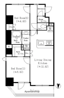 墨田MIKAGE【9階】の間取り