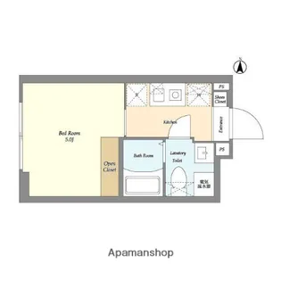 CASA GRAZIE 池袋【2階】の間取り