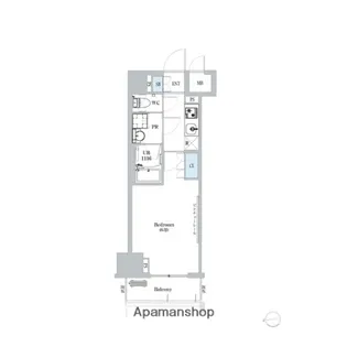 ディームス蔵前【3階】の間取り