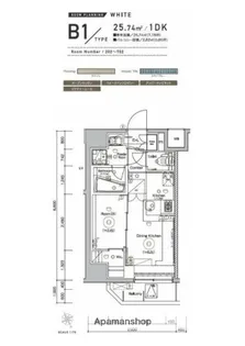 SYFORME UENO ASYL COURT【3階】の間取り