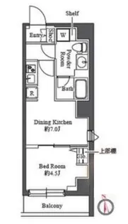 グランパセオ日本橋イースト【6階】の間取り