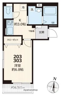 オハナ【3階】の間取り