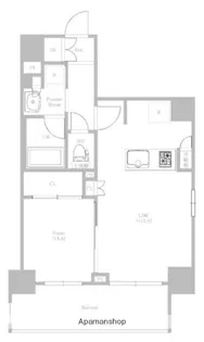 クレイシア入谷【3階】の間取り