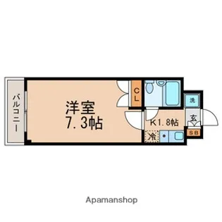 FIORE 西尾久Ⅱ【4階】の間取り