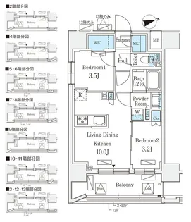 リビオメゾン御茶ノ水EAST【4階】の間取り