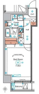 エストゥルース浅草【3階】の間取り
