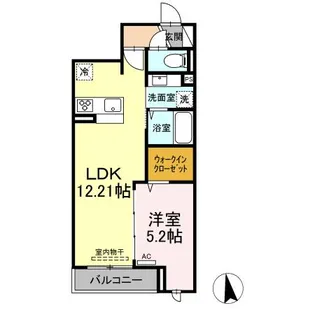 セレスティア松江【3階】の間取り