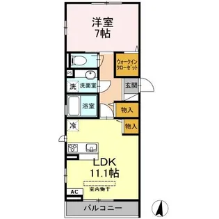 ブリーズ綾瀬【2階】の間取り