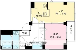 ユアメゾン神保町【2階】の間取り