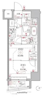 クレイシアIDZ上野【4階】の間取り