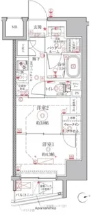 クレイシアIDZ上野【2階】の間取り