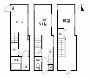 GARDEN COURT四つ木【3階】の間取り