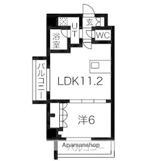 LEXE 八広【2階】の間取り