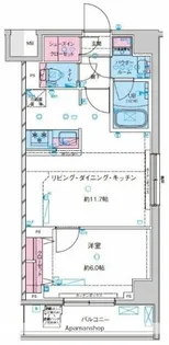 GENOVIA鐘ヶ淵【7階】の間取り