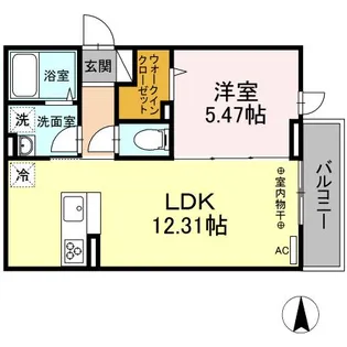 ブランエール白鳥【2階】の間取り