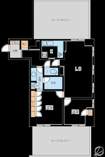 柳橋レジデンス【11階】の間取り