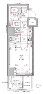 クレイシアIDZ浅草【5階】の間取り