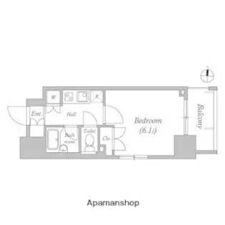 ステーションフロント両国【2階】の間取り