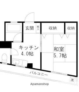 中村ビル【3階】の間取り