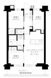 東京都荒川区西尾久7丁目【マンション】の間取り