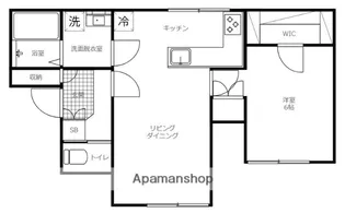 トラストワン後楽園【1階】の間取り