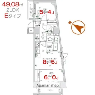 K−COURT押上【2階】の間取り