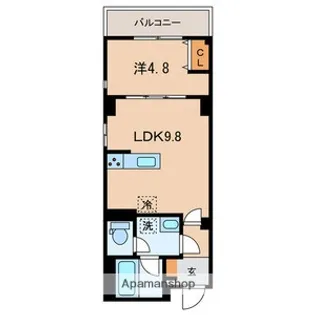 (仮称)墨田区亀沢3丁目計画【3階】の間取り