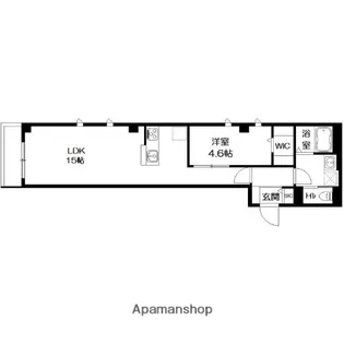 ベルフォンス【5階】の間取り