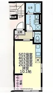 RCレジ本所【5階】の間取り