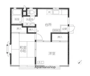 正木ハイツ【1階】の間取り