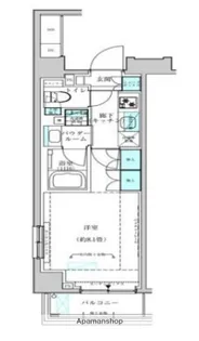 ヴィークブライト月島【6階】の間取り