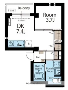 パーク西池【3階】の間取り