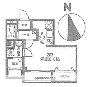 リヴェール東尾久【2階】の間取り