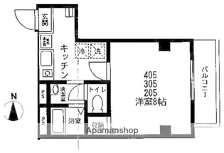 Y’S FLAT入谷【3階】の間取り