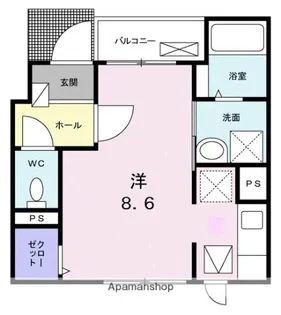 メゾンHIDE【1階】の間取り