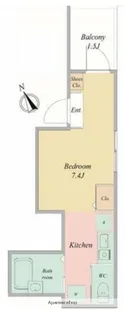 MELDIA町屋【1階】の間取り