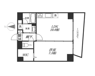 クリア 岩本町【10階】の間取り
