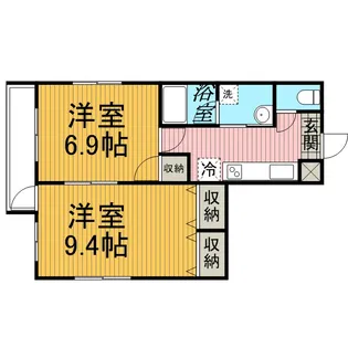 パレス マーメイド【2階】の間取り