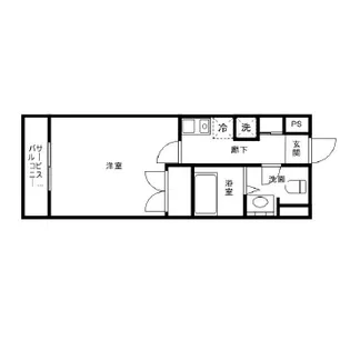 レジディア月島Ⅱ【7階】の間取り