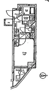 DELCCS西池袋【11階】の間取り