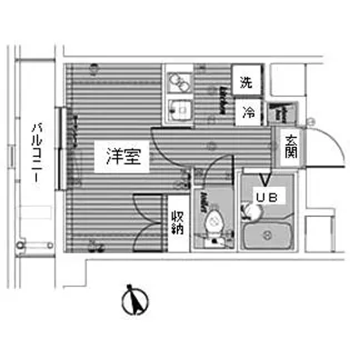 サンテミリオン江戸川橋【3階】の間取り