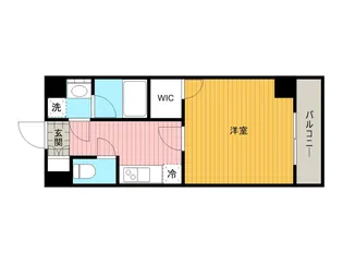 ステューディオ神保町Ⅱ【6階】の間取り