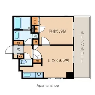 CREST本郷【2階】の間取り