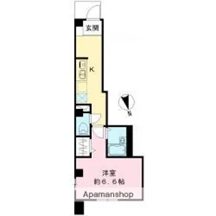 LA DULL神楽坂【1階】の間取り